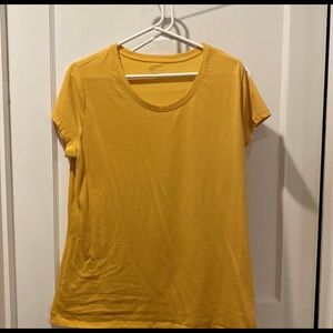 Ladies No boundaries SS top. Size XXL. Mustard color.